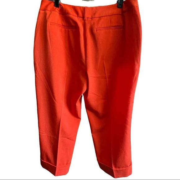 😊 3/$30 
CATO Capris Sz 10 Deep Orange, poly & spandex (lil stretch) EUC - Picture 2 of 11